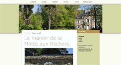 Desktop Screenshot of motte-aux-rochers.fr